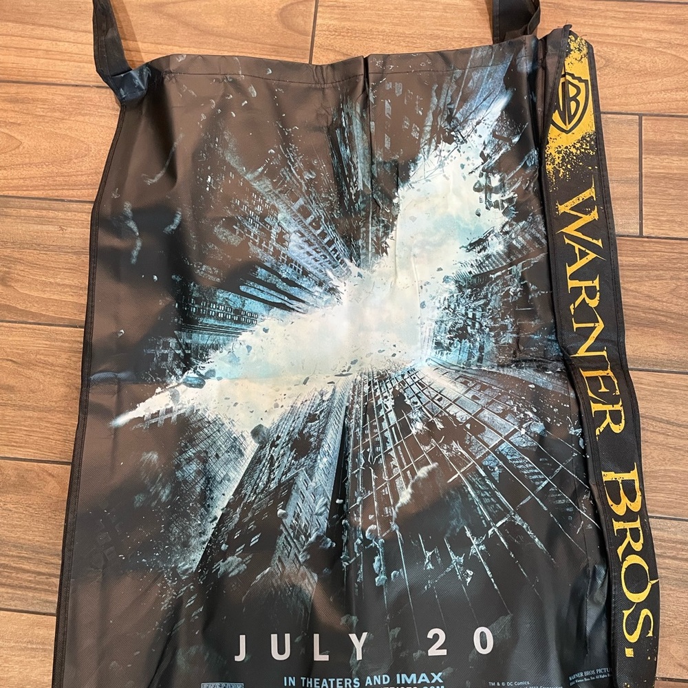 Official 2012 San Diego Comic The Dark Night Backpack Style Swag Bag Tote